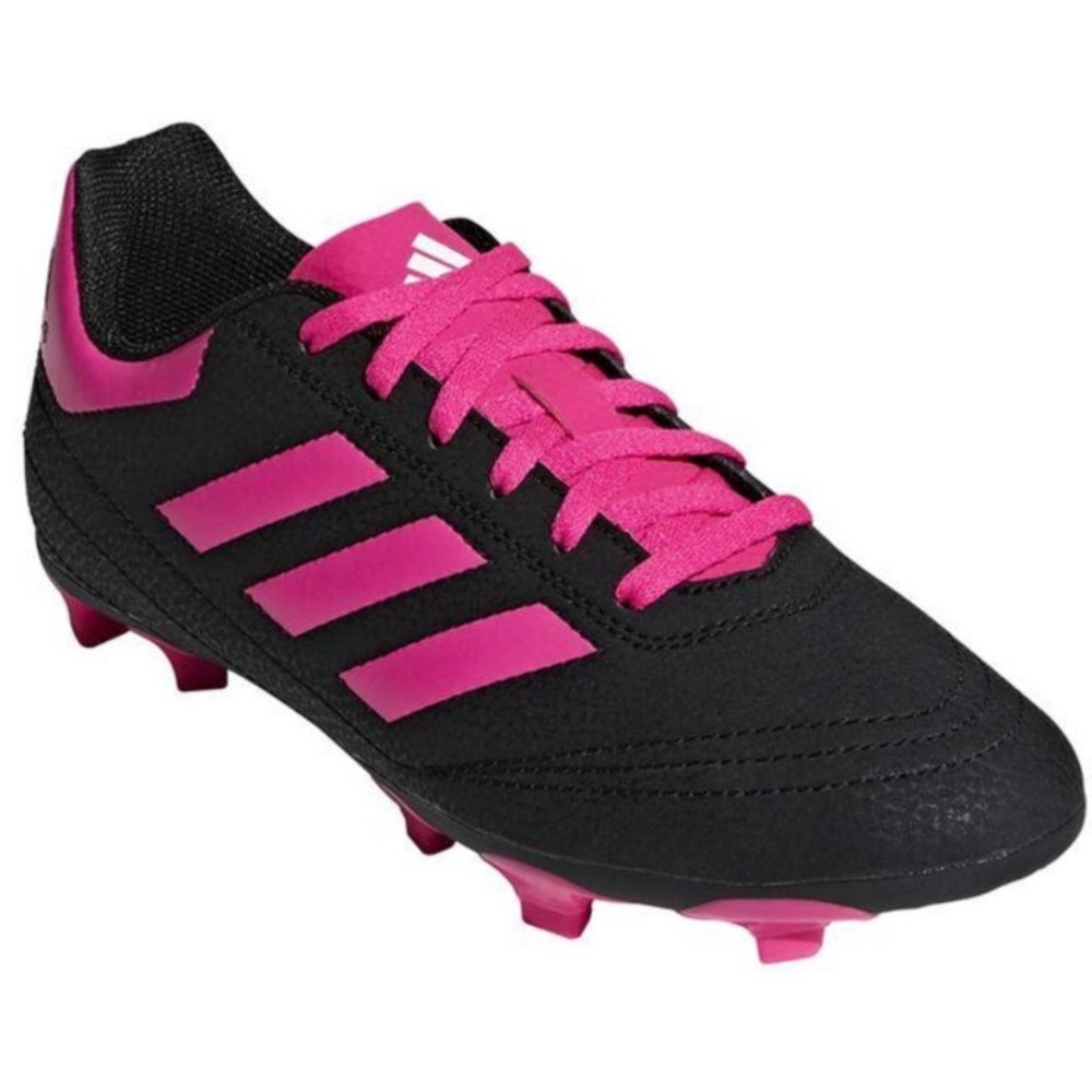 Adidas Goletto VI Soccer 1.5,2.5,6 NWT Cleats Pink Black Shoes Football Lace Up